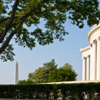 View near the Jefferson memorial - Washington DC